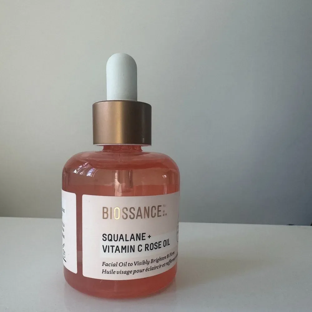 1oz Biossance Squalane + Vitamin C Rose Oil